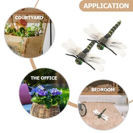 5 Simulation Dragonfly Realistic Dragonfly Figures Dragonfly Realistic Dragonfly Toy Dragonfly Accessories PVC Dragonfly Model,Mini Dragonfly Figure Art - Realistic Dragonfly Figurine Figurine,