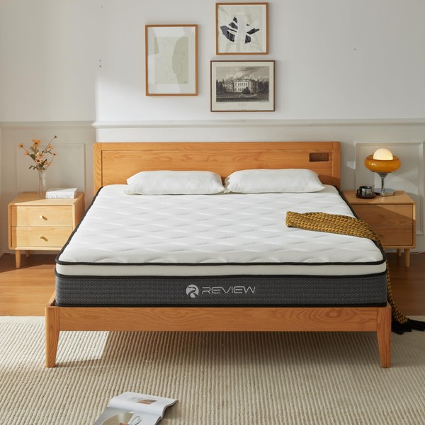 Review King Mattress, 10 Inch King Size Mattress in a
