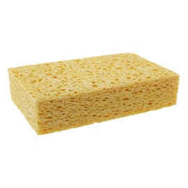 Viscose Sponge, Yellow, 150 x 110 x 35 mm, All-Purpose Sponge, Universal Sponge, Cleaning Sponge (1 x Yellow)