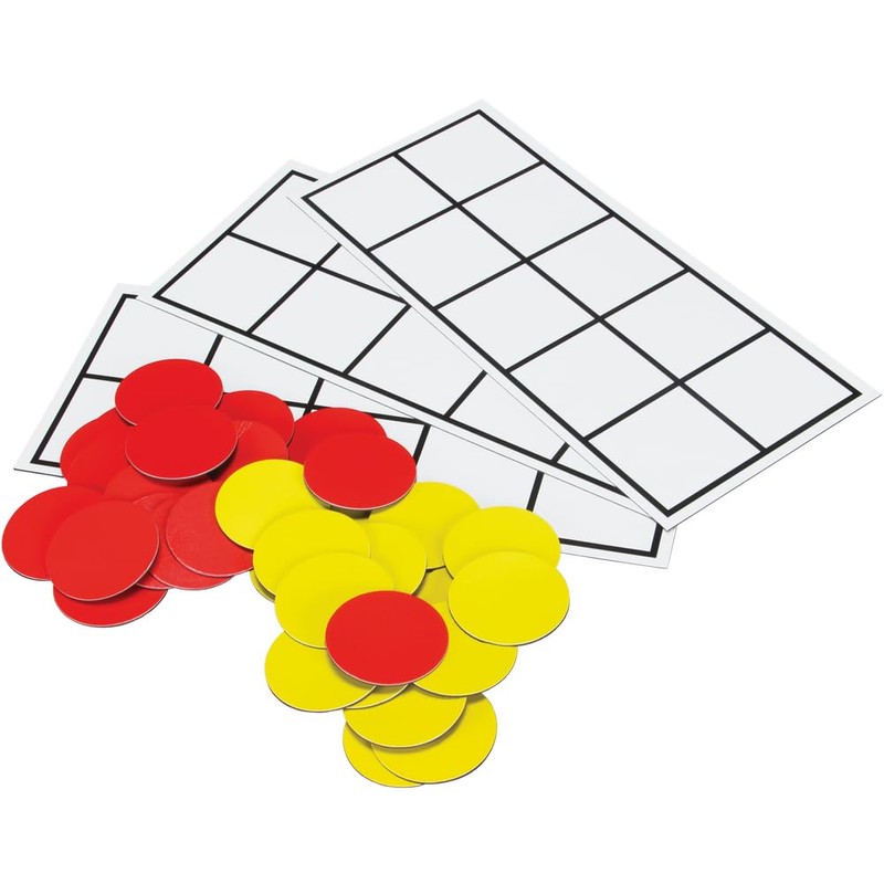 Really Good Stuff Jumbo Magnetic Ten-Frame Set of 6