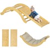 ZJMTOCYU Encourage Active Play with Indoor 4-in-1 Climbing Set, Versatile