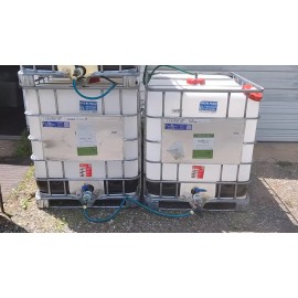 WillsGarden.com ibc tote snorkel Rain Barrel