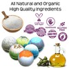 Organic Bath Bombs Gift Set for Men - Vegan Natural