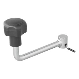 ProPlus 1 x lever for trailer jockey wheel, 60 mm diameter, 17 mm axle diameter, 239 g made of steel, crank for bow wheel, drawbar wheel, trailer accessories
