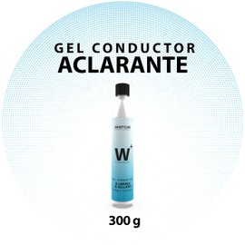 Gel Conductor Facial con Dermawhite - Iluminador, Reafirmante y Antimanchas - Ideal para Radiofrecuencia, Microcorriente, Cavitación y Ultrasonido - Textura Ligera, No Grasa - 300 g (DERMAWHITE)
