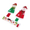 jojofuny Fridge Handle Covers Christmas Theme 3 Pack Snowman Pattern