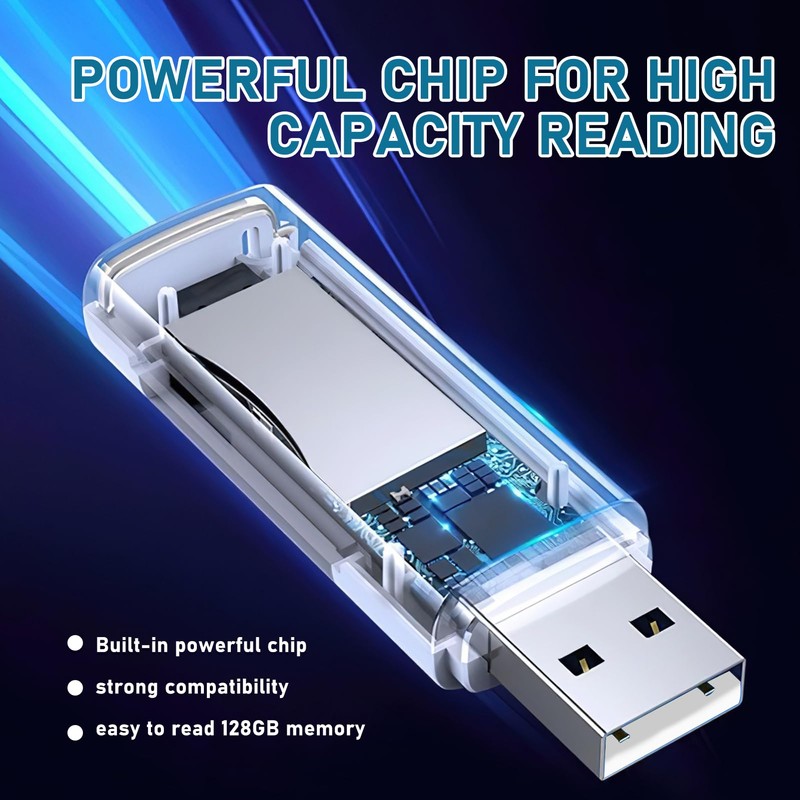 USB XD Card Reader For Fuji Olympus Cameras 128GB USB