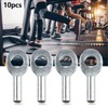 10 Pcs Gym Pulley Machine Cable Eyelet Terminal Interface Port,