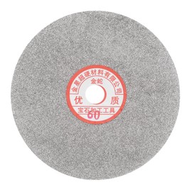 uxcell Diamond Sanding Grinding Disc, 6-Inch (150mm) Grit 60 5/8" Arbor Hole, Flat Lap Disk Polishing Discs Abrasive Wheel for Gemstone Tile Porcelain Glass Stone Metal