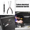 BOXOB 2pcs Electrical Disconnect Pliers Tools, Automotive Electrical Connector Pliers