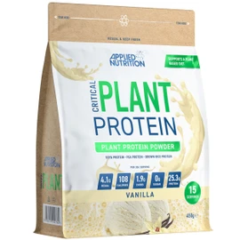 Applied Nutrition Critical Plant Protein - Vegan Protein Powder, Plant Based Supplement (450g - 15 Servings) (Vanilla)
