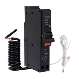 120V 20A RCBO, Residual Current Circuit Breaker with Overload and Leakage Protection, 10kA, 30mA, Double-Wire Insertion, for Home & Industrial Use, CE Certified