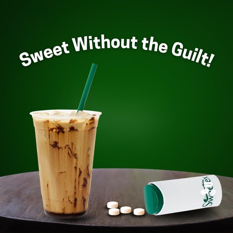 Sweetex Sugar Free, Calorie Free Sweetener Tablets, Convenient Pocket Size