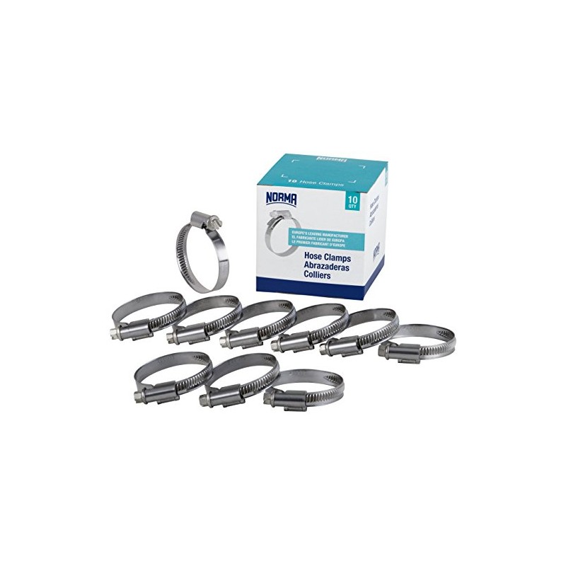 Norma 01266704016-000-0539 Hose Clamps, 12 mm-20 mm x 9 mm