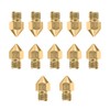 Saipor 12pcs 0.4mm Nozzle Printhead Brass 3D Printer Nozzle M6