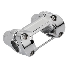 Unbranded 2" Handlebar Riser 1 1/4" Bar Clamp For Harley Softail Electra Glide Road King