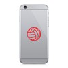 Pair of Volleyball Cell Phone Stickers Mobile Self Adhseive -