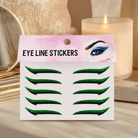 Eye Liner Stickers for Women,Eyeshadow Eyelashes Patches | Waterproof Eye Liner Strip for Dance Stage Performance, Portable Eyeshadow Sticker
