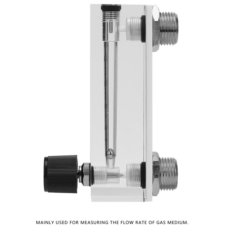 LZM-6T Panel Type 2-20LPM/4-40SCFH Gas Flow Meter Flowmeter Brass Female