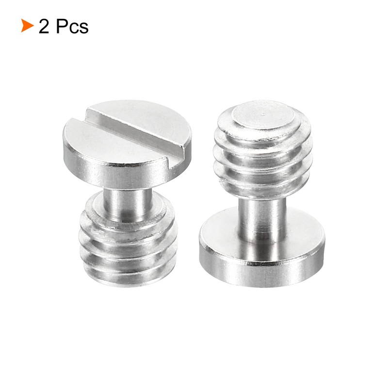 PATIKIL 3/8"-16 Thread 15.5mm Length Camera Quick Release Screw Tripod