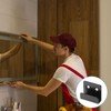 sourcing map 6Pcs Mounting Bracket, 40x35mm Stainless Steel Tile Display