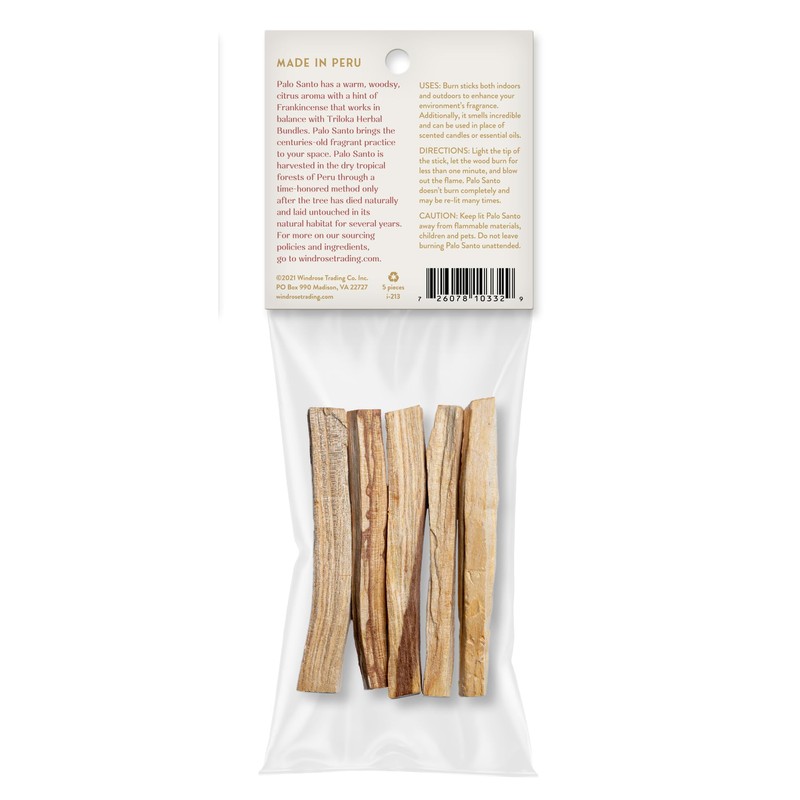Triloka Palo Santo - 5 Count