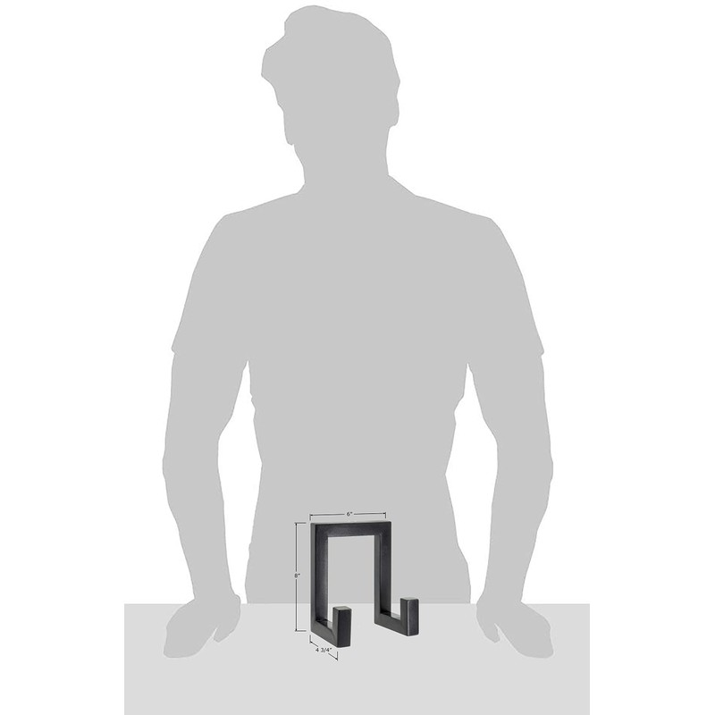 Red Co. 8” Tall Industrial-Style Metal Photo Frame Holder &