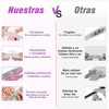 CHERIMOYA Limas de Bloque de Uñas Lavables,4 Piezas Doble Cara
