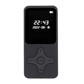 Reproductor MP3 MP4 Bluetooth 5.0, Reproductor de Música HiFi Portátil, Pantalla LCD Digital de 1,77 Pulgadas, Compatible con hasta 128 GB, Video/grabación de Voz/radio FM/lector (Con tarjeta de memoria 8G)