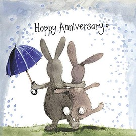 Alex Clark Rain and Shine Anniversary Card