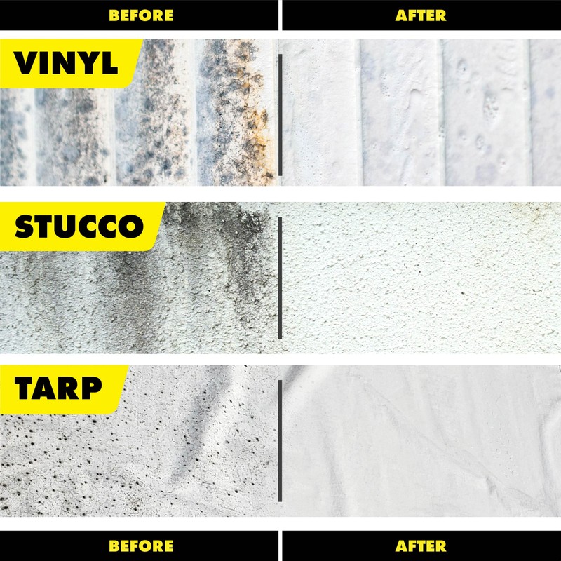STAR BRITE Mildew Stain Remover + Cleaner Removes Stains on