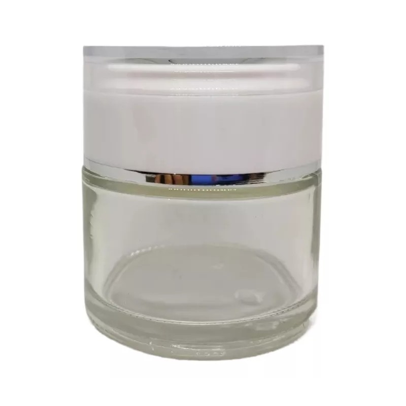 Meliars Pomadera De Cristal 30 Grs Y 60 Grs Blanca
