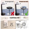 Levoberg Stool Cover Round 4 Pack Printed Bar Stool Seat