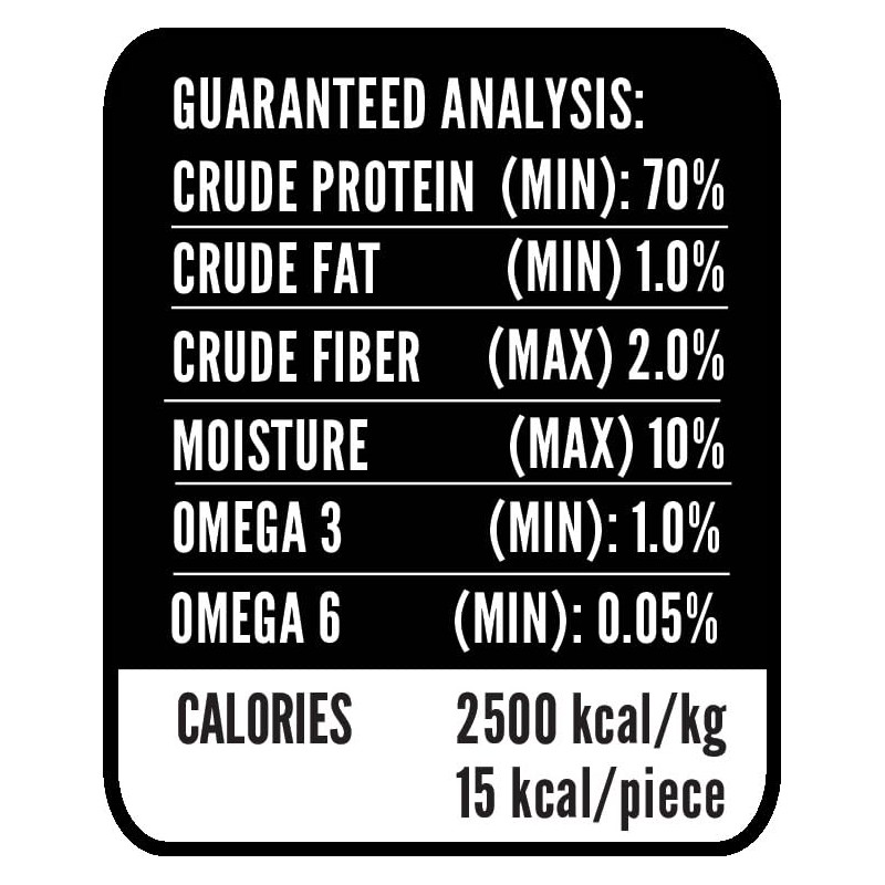 Hubert Pet Premium Cod Skin Rolls - Single Ingredient Natural