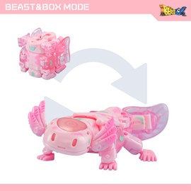 52TOYS BEASTBOX BB-63A Heatmiser Deformation Toys Action Figure, Converting Toys in Mecha and Cube, Perfect Birthday Party Gift for Teens and Adults, Based on Hexagonal Arowana