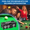 Eikovia 11-in-1 Billiards Pool Cue Tip Shaper, Pool Cue Tips