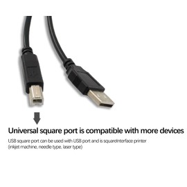 UIGOCLE Cable is Compatible with USB PC Computer Cable is Compatible with Pioneer DDJ-SB3 Digital DJ Controller USB Host Data Synchronization Charger Power Cord