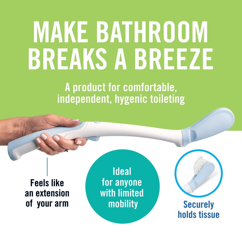 Juvo Travel Toilet Aid | Portable Personal Cleaner for Wiping