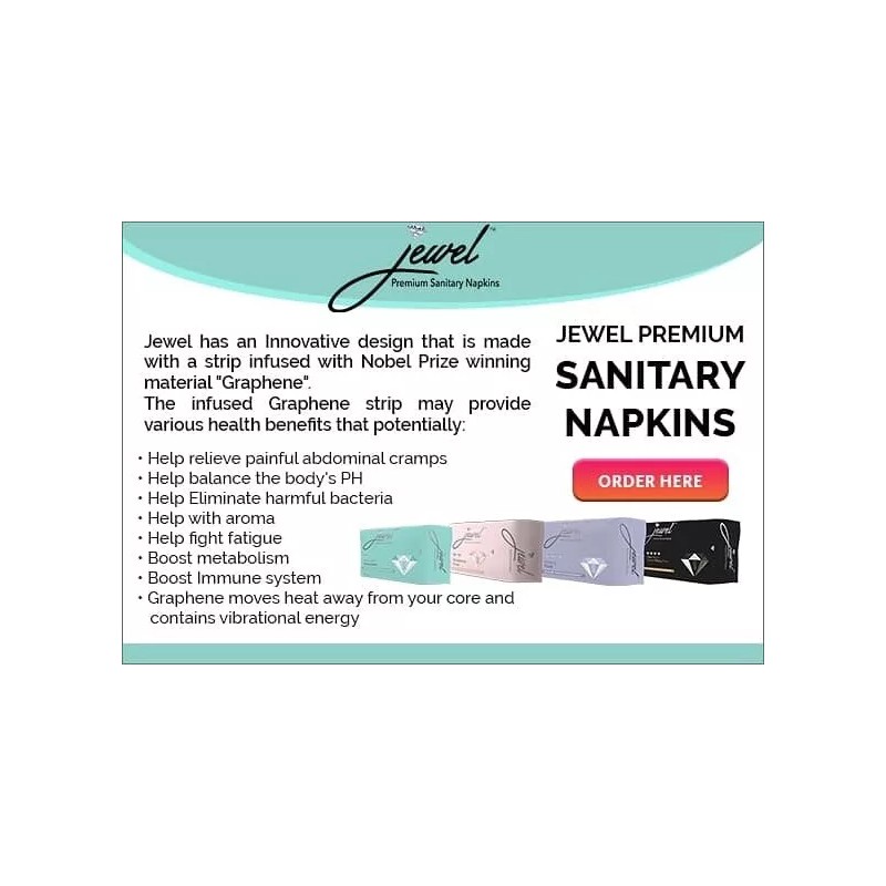 Jewel / Reign Sanitary Napkins - Very Light Panty Liners