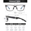 ANYLUV Reading Glasses for Men Blue Light Blocking, Premium Square