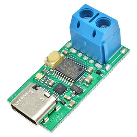 Aideepen Type-C USB-C PD2.0 PD3.0 to DC Spoof Scam Fast Charge Trigger Polling Detector USB-PD Notebook Power Supply Change Board Module Accessories Adaptation Parts (Size: Terminal Block)