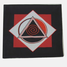 Altar Cloth or Tarot Mat - Triple Goddess Symbol
