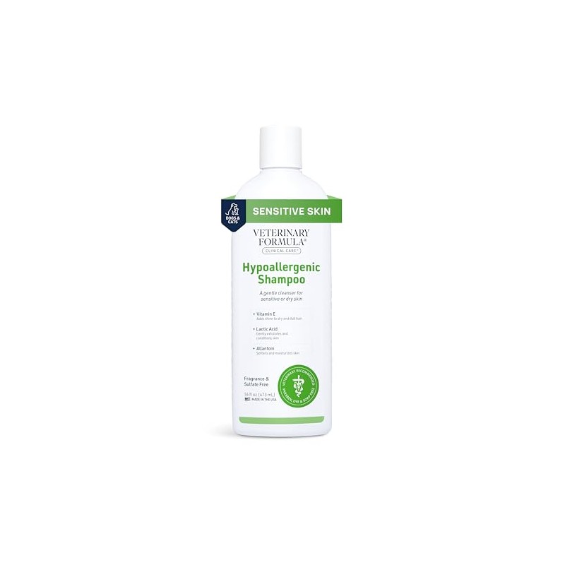Synergylabs Veterinary Formula Clinical Care Hypoallergenic Shampoo for Dogs and