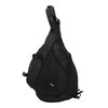 Large Black Sling Bag Waterproof Sling Backpack Oxford Fabric Outdoor