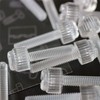 Pack of 60 Transparent Clear Plastic Acrylic Thumbscrews, Slotted+knurled M4