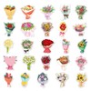 Bouquet Stickers for Laptop(50 Pcs),Gift for Kids Teens Adults Girl,Flowers