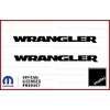 Decal Mods Fender Wrangler Small Side Logo Graphic fits Jeep