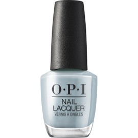 OPI Nail Lacquer Nail Polish | Opaque Crème and Sheer Nail Polish Shades | Fast Drying, Streak Free, and Chip Resistant Wear | What's Your Mani-tude | Fall 2025 | Baggy Jean Baby | Opaque Cool Blue Gray