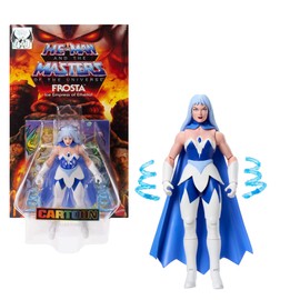 Masters of the Universe Origins Action Figure Frosta Cartoon Collection, 5.5-inch 1980s TV Princess of Power with Ice Powers, Detailed Design & Cape
