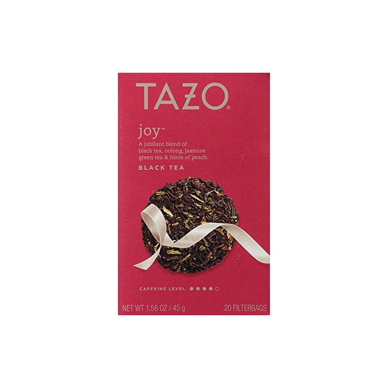 Tazo Joy Seasonal Flavor Black Tea, 20 Filter Bags (1.58